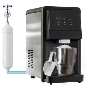 Machine à glaçon GOPLUS 27 kg/24h inox auto-nettoyage