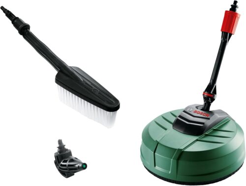 Bosch Home and Garden Kit de nettoyage Bosch Nettoyeur haute pression pour maison et voiture (avec nettoyeur de surfaces et patios,