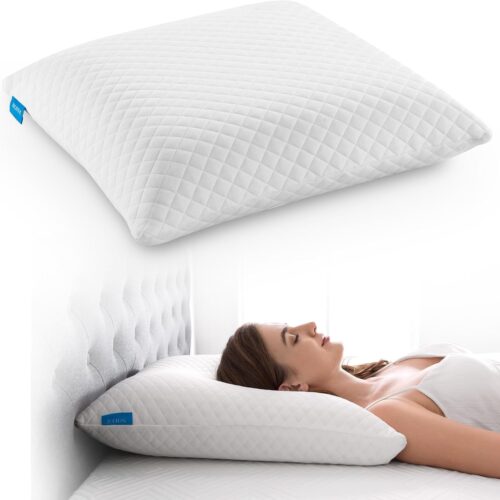 NOFFA Memory Foam Pillow, 56 x 56 x 12 cm, Large Sofa Cushion, Removable and Washable Cover (56 x 56 cm)