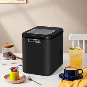 Machine à glaçons WOLTU 12 kg/24h autonettoyante noire