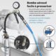 FIRSTINFO A1638 Pulverisateur Rechargeable en Aluminium Epais 620 ml Pression Max 140 psi Aerosol Reutilisable a Air Comprime