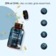 Omega 3 Huile de Poisson 400 Gelules pour 1 An d'Apport, Fish Oil Omega 3 EPA DHA sans Odeur, Selon l'EFSA, l'EPA et le DHA Contrib