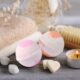 Boule de Bain, 12 coffret cadeau de bain fait a la main, Sel de Bain aux Huiles Essentielles Naturelles, Soin pour Peau Seche, pour