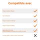 Amazon Basics Lot de 3 poeles a frire en acier inoxydable revetues d'aluminium, passe au four et au lave-vaisselle, poeles de 20 cm,