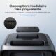 Station electrique portable EF ECOFLOW RIVER 3 Plus sans fil et batterie externe 5000 mAh, batterie LFP 286 Wh, jusqu'a 1200 W de so