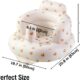 PandaEar Lot de 2 baignoires gonflables et sieges pour bebe a partir de 3 mois et plus, baignoire de voyage portable pour bebe et ch