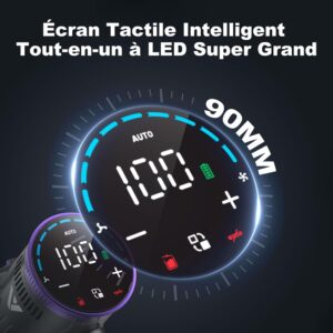 61aAKKnucIL._AC_SL1500_.jpg Aspirateur balai sans fil Coovy - 75 min d'autonomie