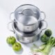 Set 5 marmites ZWILLING inox induction, 4 couvercles