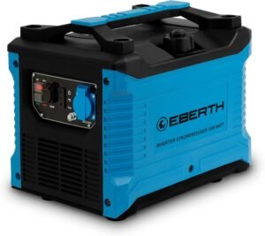61bgw8ez1cL._AC_SL1500_.jpg EBERTH 1000 watt inverter power generator petrol silent, emergency power generator with 2 hp petrol engine, 4-stroke petrol generato