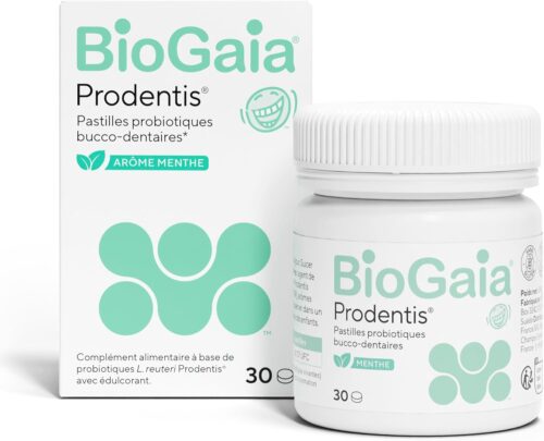 BioGaia Prodentis Pastilles Probiotiques Bucco-Dentaire Equilibre de la Flore Buccale Complement Alimentaire Contient L. Reute