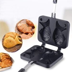 Gaufrier Antiadhesif de Moule de Gateau Casserole en Alliage D'aluminium Moule a Patisserie Ustensiles de Cuisson en Forme de Poisso