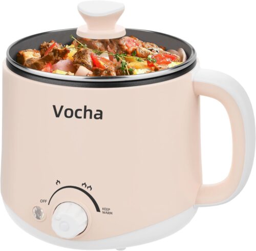 Marmite électrique Vocha 1,6 L antiadhésive portable
