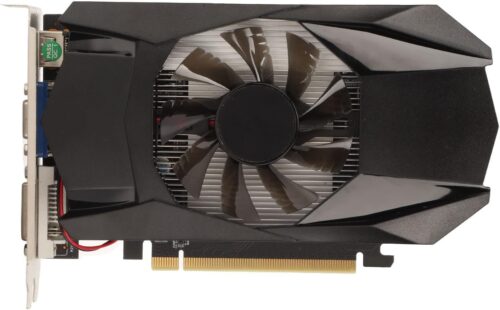 Sxhlseller GDDR5 4GB Graphics Card Game Video Graphics Card for PC Computer PC Base Frequency 128 Bit 1000MHz Taking DirectX 11 PCI