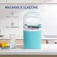 Machine à glaçons RELAX4LIFE autonettoyante 12 kg/24h