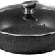 61cUDrtiA5L._AC_SL1500_.jpg Pradel Excellence - PCUI001016 - Mijoteuse Fonte d'Aluminium Premium Ø28cm, Couvercle Verre - Revetement Anti-Adhesif Facon Pierre -