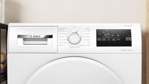 Bosch WTH8300DFR, Serie 4, Seche linge, Pompe a chaleur, 8 kg, Blanc