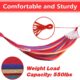 Nakeey Hamac Double a Barres Capacite de Charge Statique 300 kg 280 x 150 cm Couleurs Arc-en-Ciel Convient pour interieur, Balcon, e