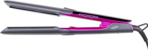ANGENIL Lisseur Ceramique 4.5cm 2 en 1 Fer a Lisser et a Boucler 130-240 C Reglable Professionnel Fer Plat 15 Chauffage Rapide Doubl