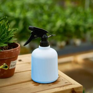 NYGGTYK 1 flacon pulverisateur en plastique pour plantes - Pour l'interieur et l'exterieur - Pulverisateur de pompe a eau (bleu)