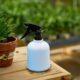 NYGGTYK 1 flacon pulverisateur en plastique pour plantes - Pour l'interieur et l'exterieur - Pulverisateur de pompe a eau (bleu)