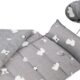 Sac de couchage bébé nid d'ange coton velours imprimé oreilles