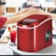 Machine à glaçons COSTWAY roug Machine à glaçons COSTWAY rouge 12 kg/24h, réservoir 2,2 L