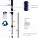 Londafish Aquarium Electric Battery Cleaning Kit Automatic Gravel Cleaner with Adapter