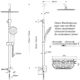 JOHO Adjustable Height Adjustable Shower Column Shower Shower Bathroom Shower System Shower Bath Shower with Shelf Shower with Showe