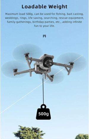 LICHIFIT Systeme Airdrop pour drone trains d'atterrissage pour drone DJI Air 3 - Lanceur de charge utile - Transport - Dispositif