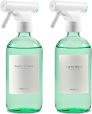 Pulvérisateur plantes 500 ml MaisoNovo lot 2 Vert +16 étiq