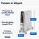 De'Longhi TRDX41025E Radiateur a huile Dragon 4, 2.5kw