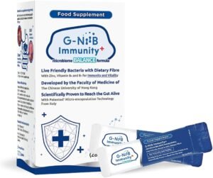 Probiotiques G-NiiB Immunity – Prébiotiques, Zinc & Vitamines B