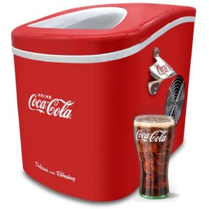Machine à glaçons Salco Coca-C Machine à glaçons Salco Coca-Cola - 2 tailles - 12 kg/24h - Rouge