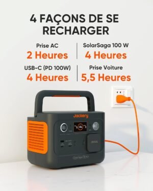 Jackery Explorer 300 Plus Portable Electric Station, 288Wh300W Capacity with Durable LiFePO4 Battery, 3.7kg Lightweight Easy to Car