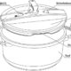Faitout basse pression 4800 ml, Ø 24 cm, revetement anti-adhesif ILAG, pour induction et four, cuisson preserve les vitamines, poign