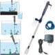 Londafish Aquarium Electric Battery Cleaning Kit Automatic Gravel Cleaner with Adapter