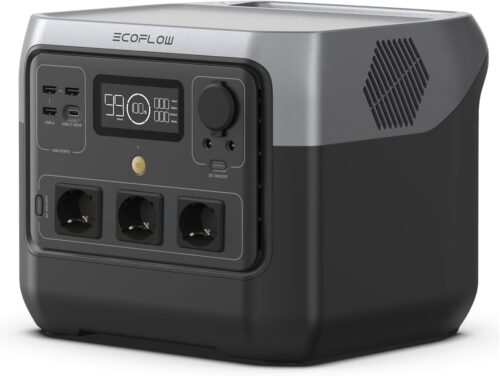 EF ECOFLOW RIVER 2 Pro Portable Power Station, LiFeP04 Battery, 768Wh, 70min Fast Charging, 3 x 800W AC Outlets, Solar Generator for