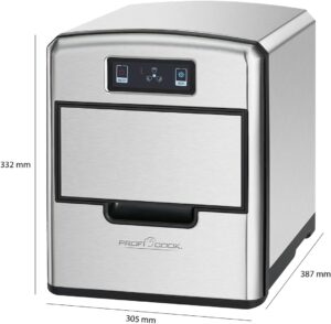 Bac à glaçons ProfiCook PC-EWB 1187 inox 3 tailles