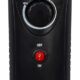Radiateur a huile Russell Hobbs 650 W, radiateur electrique portatif a 5 ailettes, noir, thermostat reglable, coupure de securite, s