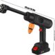 Nettoyeur haute pression sans fil, 21 V maximum, 95 bar, portable, avec batterie 7500 mAh, buse 6 en 1, pulverisateur de mousse, net