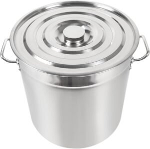 Marmite inox 70L Begoniape induction Ø45 poignées couvercle