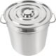 Marmite inox 70L Begoniape induction Ø45 poignées couvercle