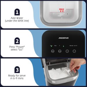 Machine à glaçons Aigostar Chill 1,5 L autonettoyante