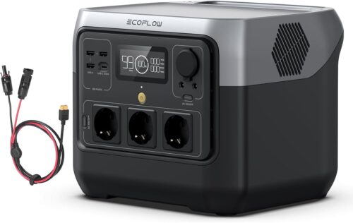 Station electrique portable EF ECOFLOW RIVER 2 Pro, batterie LiFeP04, 768 Wh, charge rapide en 70 min, 3 prises CA de 800 W, generat