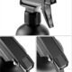 QWORK 4 Pcs Vaporisateur de 500 ml, bouteille spray vide, noir, pour la coiffure, le soin des plantes a fleurs, le nettoyage