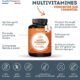 Multivitamines et minéraux 180 comprimés - 25 nutriments