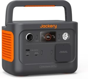 Jackery Explorer 300 Plus Portable Electric Station, 288Wh300W Capacity with Durable LiFePO4 Battery, 3.7kg Lightweight Easy to Car