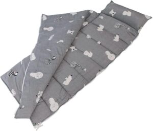 Sac de couchage bébé nid d'ange coton velours imprimé oreilles