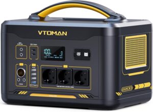 VTOMAN Jump 2200 Portable Electric Station 2200W, 1548Wh Solar Generator, LiFePO4 Battery with Car Battery Booster, Input Power Incr