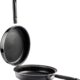 Vier 300 Poele a omelettes a induction en aluminium 24 cm